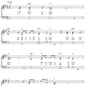 Andy Park All Heav'n Declares Musik Noten - Piano, Vocal & Guitar Chords - 56645-0
