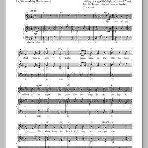 Anonymous The Hall Of My Chieftain Musik Noten - Piano & Vocal - 89548-0