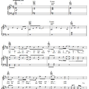 Audio Adrenaline Get Down Musik Noten - Piano, Vocal & Guitar Chords - 24036-0