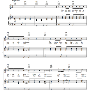 Audio Adrenaline Leaving 99 Musik Noten - Piano, Vocal & Guitar Chords - 56019-0