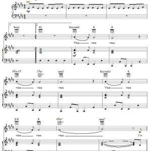 Avalon The Other Side Musik Noten - Piano, Vocal & Guitar Chords - 54302-0