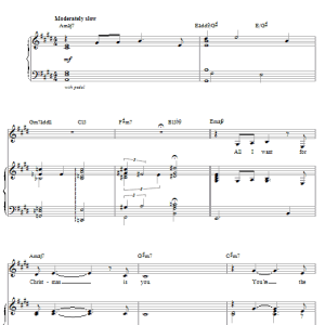 Barbra Streisand A Christmas Love Song Musik Noten - Piano, Vocal & Guitar Chords - 75252-0