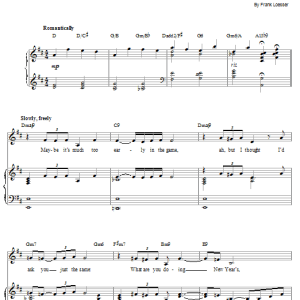 Barbra Streisand What Are You Doing New Year's Eve? Musik Noten - Piano, Vocal & Guitar Chords - 52106-0