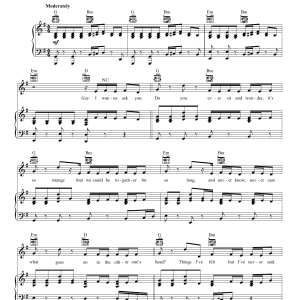 Ben Folds Five You Don't Know Me Musik Noten - Piano, Vocal & Guitar Chords - 158708-0