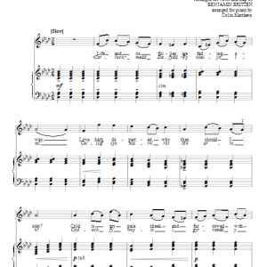 Benjamin Britten David of the White Rock Musik Noten - Piano & Vocal - 96274-0