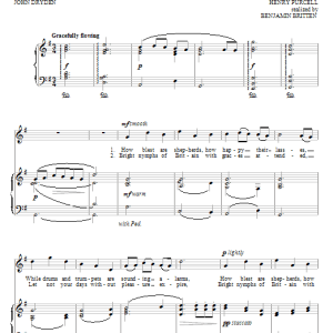Benjamin Britten How Blest Are Shepherds Musik Noten - Piano & Vocal - 70479-0