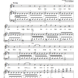 Benjamin Britten She's like the swallow Musik Noten - Piano & Vocal - 97907-0