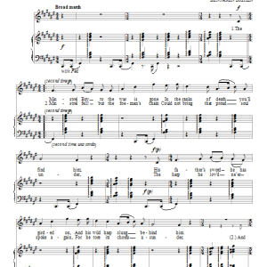 Benjamin Britten The Minstrel Boy Musik Noten - Piano & Vocal - 97908-0