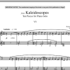 Benjamin Lees Kaleidoscopes, Ten Pieces For Piano Solo, VI. Musik Noten - Piano Solo - 89500-0