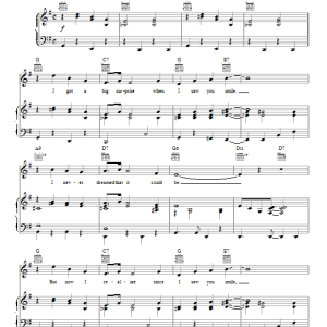 Bert Kaempfert Bye Bye Blues Musik Noten - Piano, Vocal & Guitar Chords - 97058-0