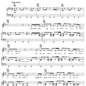 Bethany Dillon I Believe In You Musik Noten - Piano, Vocal & Guitar Chords - 52960-0