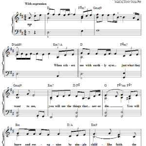 Bill & Gloria Gaither Upon This Rock Musik Noten - Easy Piano - 19679-0