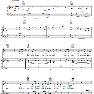 Blaine Larsen How Do You Get That Lonely Musik Noten - Piano, Vocal & Guitar Chords - 30974-0