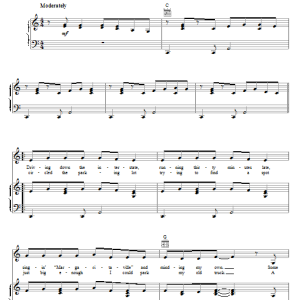 Blake Shelton Some Beach Musik Noten - Piano, Vocal & Guitar Chords - 31270-0
