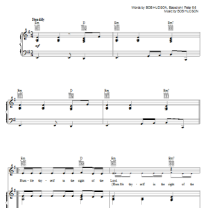 Bob Hudson Humble Thyself In The Sight Of The Lord Musik Noten - Piano, Vocal & Guitar Chords - 91185-0