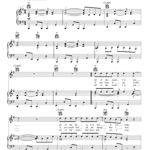 Bob Seger All Of The Roads Musik Noten - Piano, Vocal & Guitar Chords - 158702-0