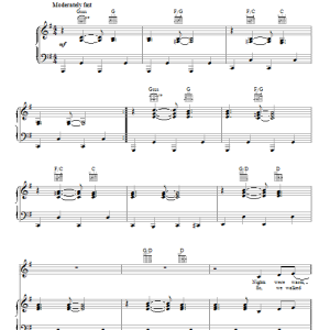 Bob Seger Brave Strangers Musik Noten - Piano, Vocal & Guitar Chords - 93030-0