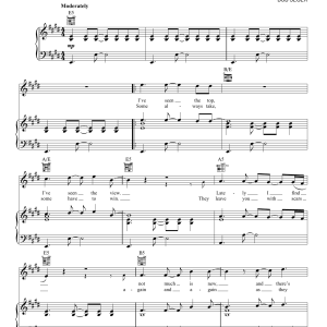 Bob Seger Let The Rivers Run Musik Noten - Piano, Vocal & Guitar Chords - 158716-0