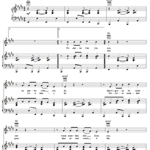 Bob Seger No Matter Who You Are Musik Noten - Piano, Vocal & Guitar Chords - 59069-0