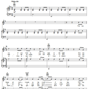Bob Seger Won't Stop Musik Noten - Piano, Vocal & Guitar Chords - 59065-0