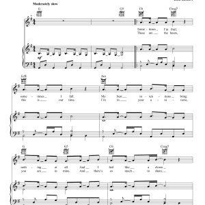 Bob Seger You Take Me In Musik Noten - Piano, Vocal & Guitar Chords - 158705-0
