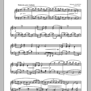 Bohuslav Martinu Mazurka, H284 (Homage To Paderewski) Musik Noten - Piano Solo - 89527-0