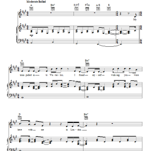 Brandon Heath London Musik Noten - Piano, Vocal & Guitar Chords - 91195-0