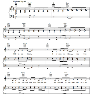 Britt Nicole The Lost Get Found Musik Noten - Piano, Vocal & Guitar Chords - 73338-0