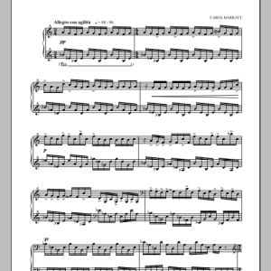 Carol Barratt Eight Pattern Preludes, 1. Moto Perpetuo Musik Noten - Piano Solo - 89501-0