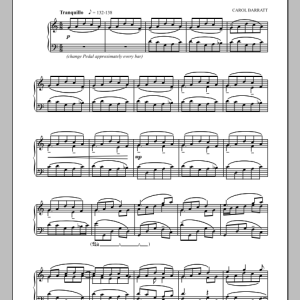 Carol Barratt Eight Pattern Preludes, 2. Reverie Musik Noten - Piano Solo - 89490-0