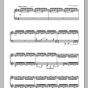 Carol Barratt Eight Pattern Preludes, 6. Etude Musik Noten - Piano Solo - 89546-0