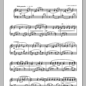 Carol Barratt Fantasy Preludes, 2. Waltz Musik Noten - Piano Solo - 89624-0