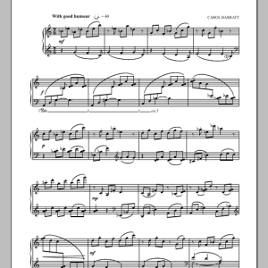 Carol Barratt Fantasy Preludes, 8. Capriccio Musik Noten - Piano Solo - 89594-0