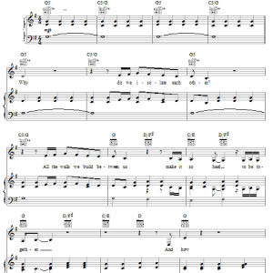 Carole King An Uncommon Love Musik Noten - Piano, Vocal & Guitar Chords - 25310-0