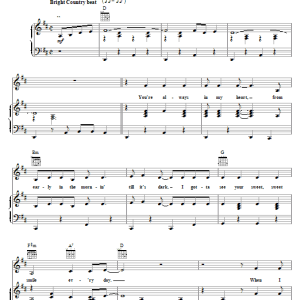 Carpenters Sweet Sweet Smile Musik Noten - Piano, Vocal & Guitar Chords - 58136-0