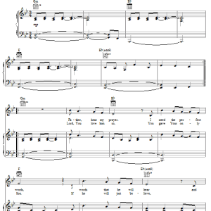 Casting Crowns Here I Go Again Musik Noten - Piano, Vocal & Guitar Chords - 28543-0