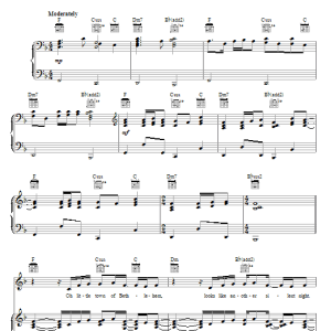 Casting Crowns While You Were Sleeping (Original Christmas Version) Musik Noten - Piano, Vocal & Guitar Chords - 67070-0