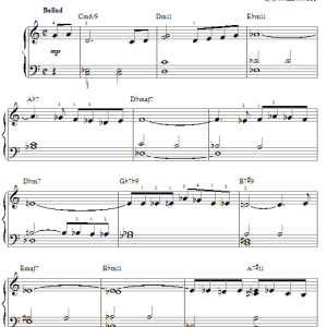 Charles Mingus Diane (Alice's Wonderland) Musik Noten - Easy Piano - 82282-0
