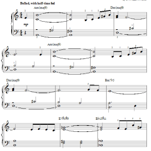 Charles Mingus Invisible Lady Musik Noten - Easy Piano - 70041-0