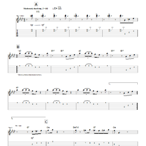Charlie Christian Shivers Musik Noten - Guitar Tab - 23723-0