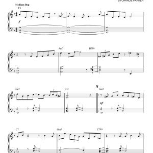 Charlie Parker Scrapple From The Apple (arr. Brent Edstrom) Musik Noten - Piano Solo - 164636-0