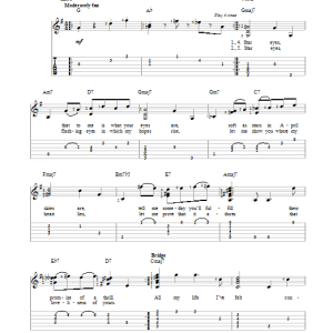 Charlie Parker Star Eyes Musik Noten - Easy Guitar Tab - 180453-0