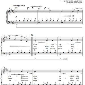 Chris Tomlin The Wonderful Cross (arr. Phillip Keveren) Musik Noten - Easy Piano - 67102-0