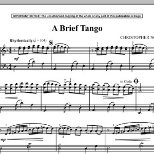 Christopher Norton A Brief Tango Musik Noten - Piano Solo - 90247-0