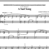 Christopher Norton A Sad Song Musik Noten - Piano Solo - 90225-0