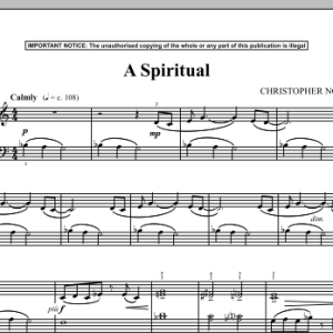 Christopher Norton A Spiritual Musik Noten - Piano Solo - 90307-0