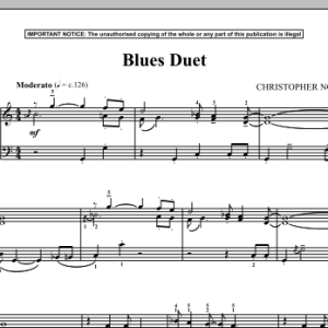 Christopher Norton Blues Duet Musik Noten - Piano Solo - 90232-0