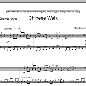 Christopher Norton Chinese Walk Musik Noten - Piano Solo - 90425-0
