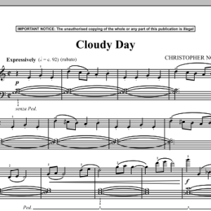 Christopher Norton Cloudy Day Musik Noten - Piano Solo - 90309-0