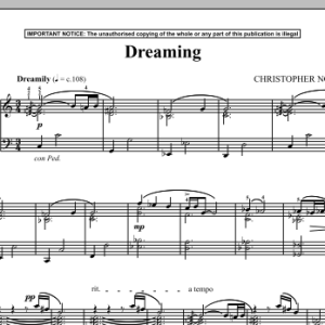 Christopher Norton Dreaming Musik Noten - Piano Solo - 90229-0